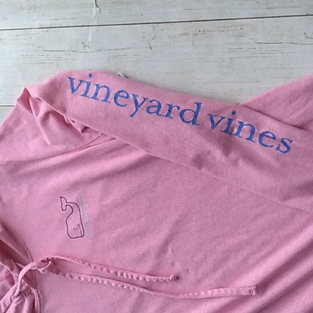 Vineyard Vines Pink Hoodie Tee - Picture 4 of 5